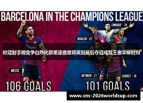 欧冠射手榜竞争白热化群星逐鹿谁将笑到最后夺冠成就王者荣耀时刻 欧冠射手榜竞争白热化群星逐鹿谁将笑到最后夺冠成就王者荣耀时刻